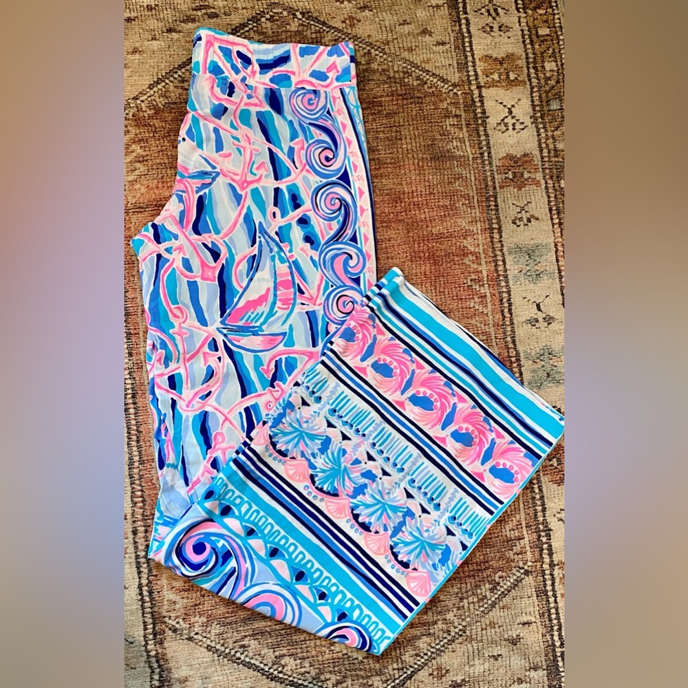 LILLY PULITZER Multi color wise leg pant